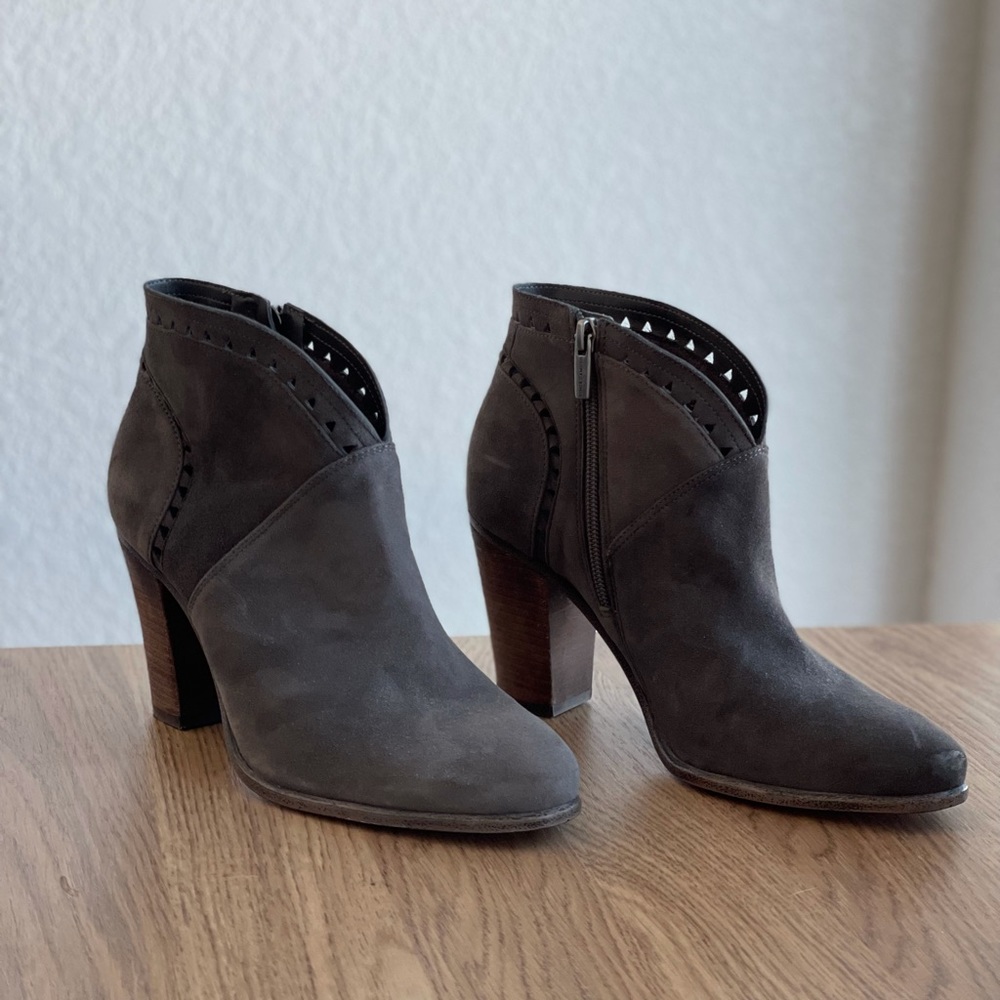 Vince Camuto Suede Booties Grey 8